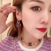 ☀️☑️ 香奈儿牛仔双c纽扣颈链项链 ☀️