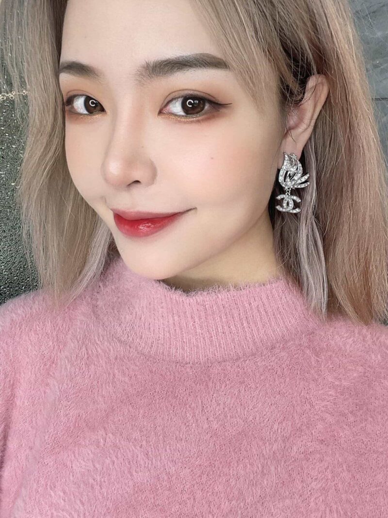 CHANEL香奈儿双c耳钉耳环 - Image 2