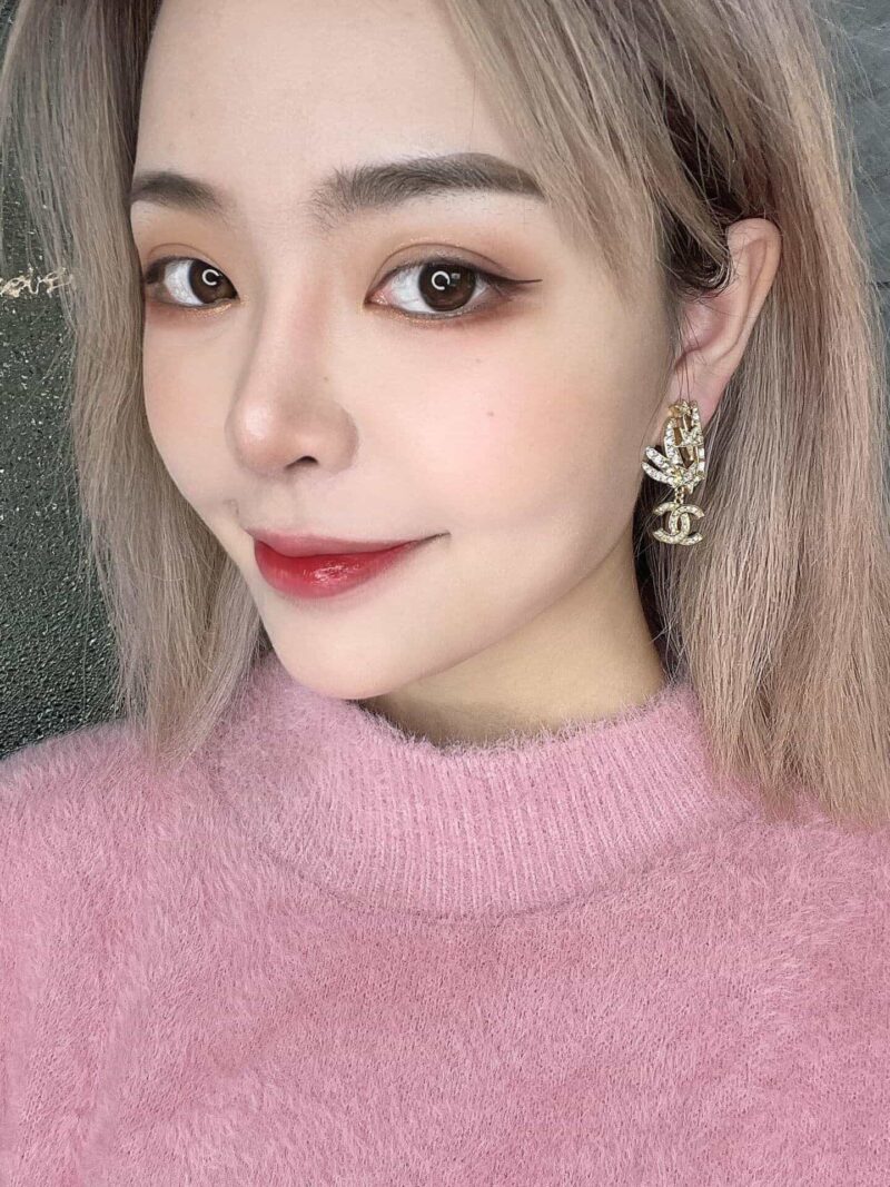CHANEL香奈儿双c耳钉耳环 - Image 3