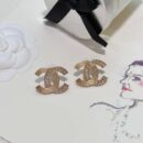 ☀️☑️ 香奈儿c1双c方钻耳钉耳环 ☀️