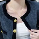 ☑️DIOR迪奥白色CD项链