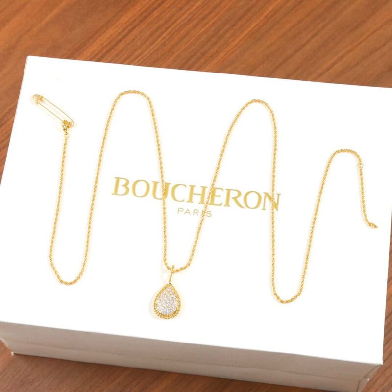 ☀ BOUCHERON/宝诗龙SERPENT BOHEME系列满钻水滴💧项链 - Image 14