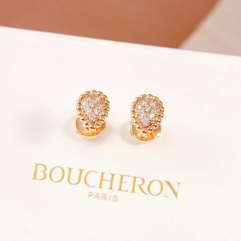 ☀ BOUCHERON/宝诗龙SERPENT BOHEME系列满钻水滴💧耳钉耳环 ☀ - Image 14