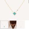 ☀Louis Vuitton 路易威登 lv菱形贝母项链 ☀