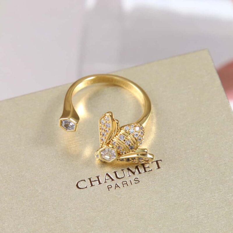 ☀️尚美巴黎 CHAUMET BEE MY LOVE爱•巢系列蜜蜂戒指 ☀️ - Image 6