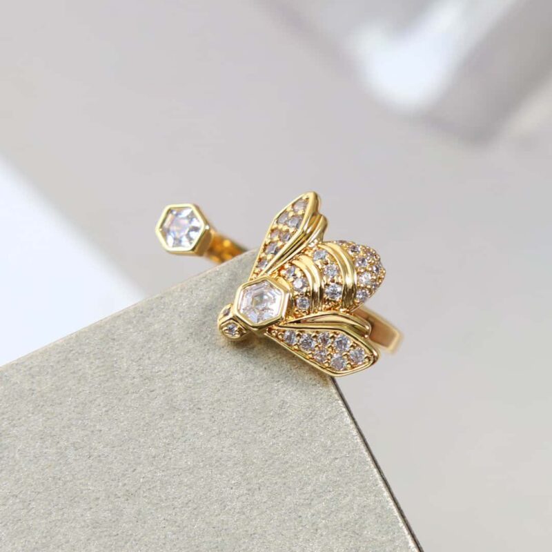 ☀️尚美巴黎 CHAUMET BEE MY LOVE爱•巢系列蜜蜂戒指 ☀️ - Image 7