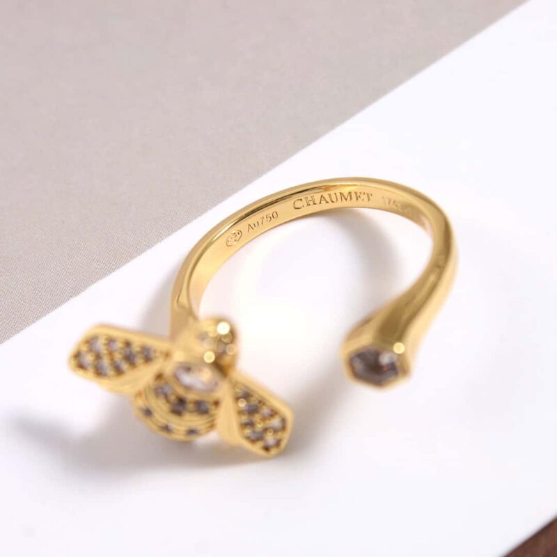 ☀️尚美巴黎 CHAUMET BEE MY LOVE爱•巢系列蜜蜂戒指 ☀️ - Image 8