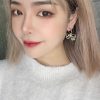 CHANEL香奈儿蝴蝶结耳钉耳环