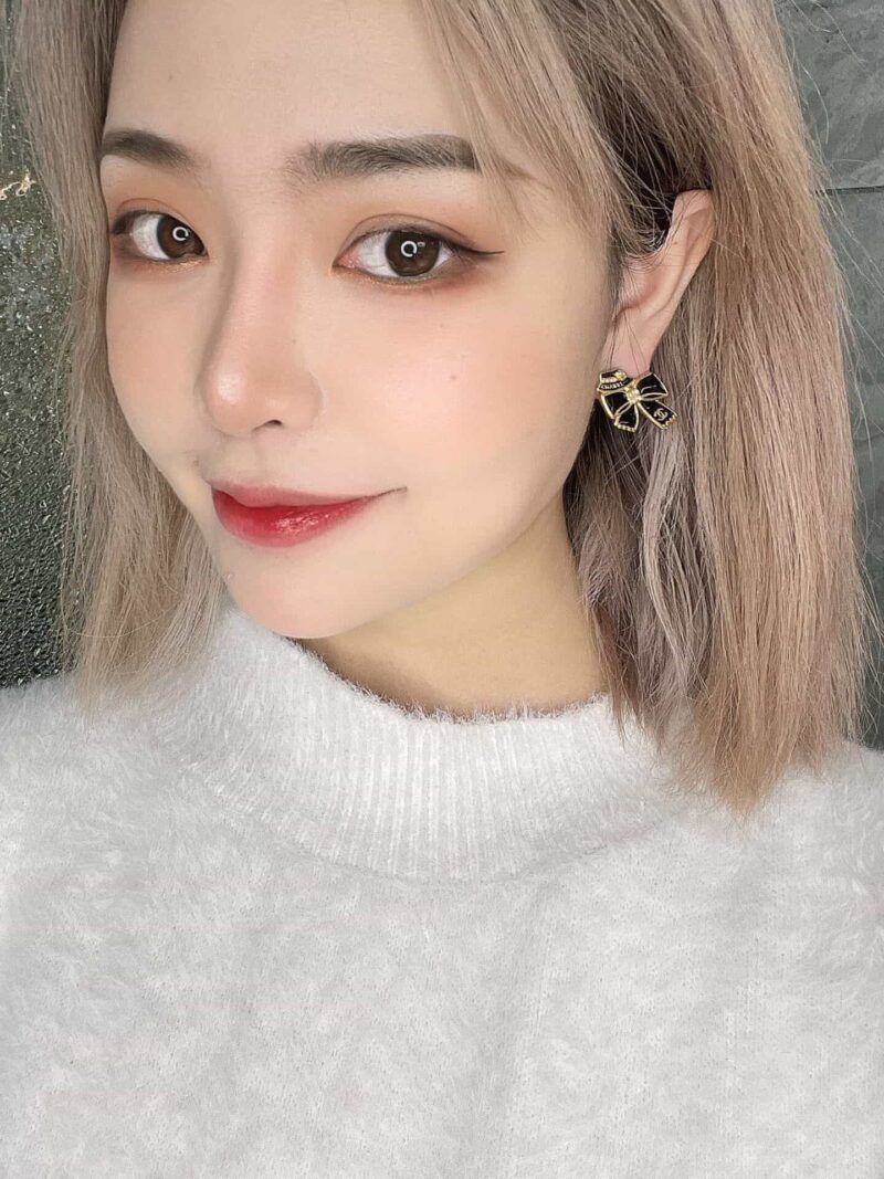 CHANEL香奈儿蝴蝶结耳钉耳环 - Image 4