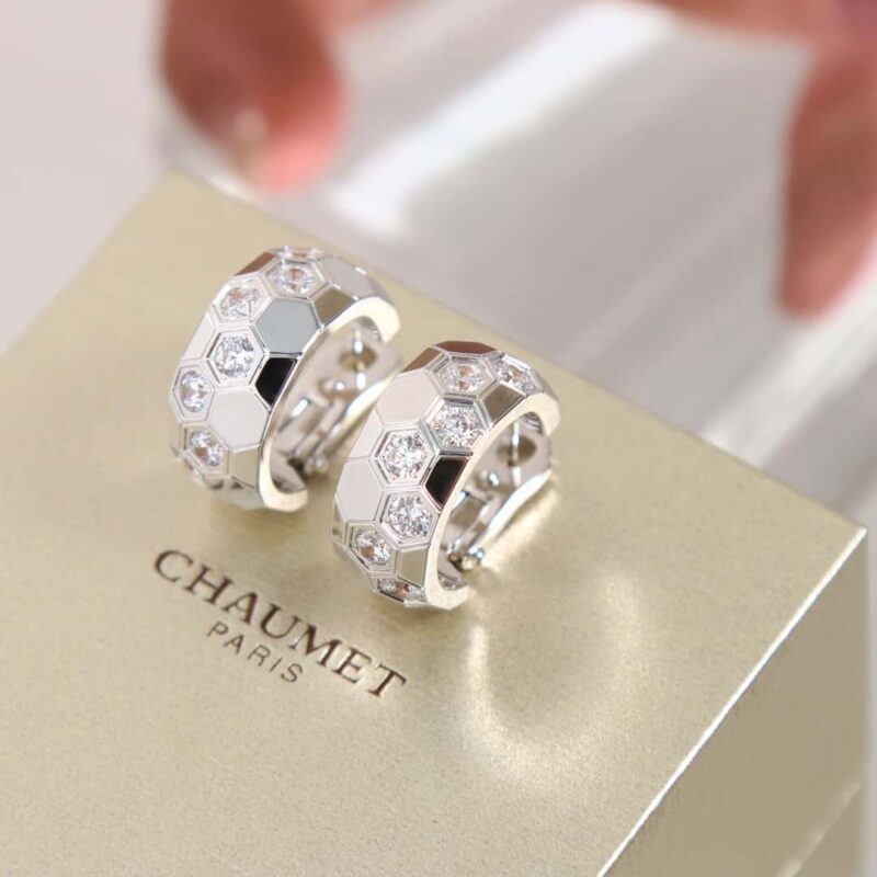 ☀️尚美巴黎 CHAUMET BEE MY LOVE爱•巢系列蜂窝耳环耳钉 ☀️ - Image 7