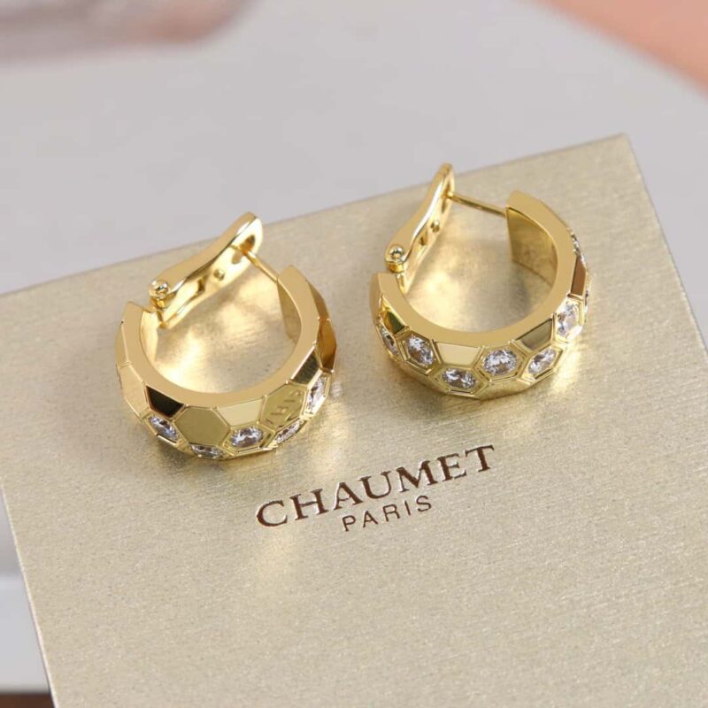☀️尚美巴黎 CHAUMET BEE MY LOVE爱•巢系列蜂窝耳环耳钉 ☀️ - Image 9
