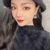 CHANEL香奈儿双c珍珠耳钉耳环