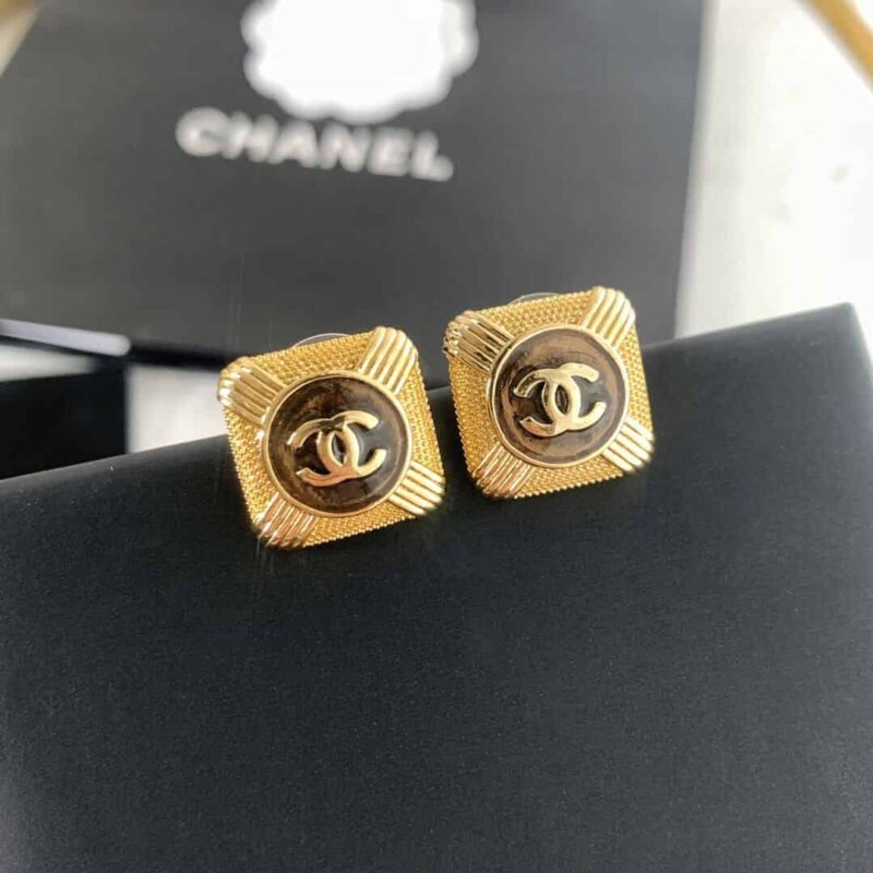 CHANEL香奈儿双c耳钉耳环