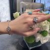 IMG_1063.jpg ☀️Van Cleef &Arpels 梵克雅宝Vintage Alhambra ring四叶草白金镭雕戒指 ☀