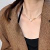 ☑️ Vivienne Westwood西太后桃心爱心土星珍珠项链