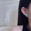 ☀Tiffany&Co.蒂芙尼LOVE系列红色蓝色爱心桃心耳钉 ☀