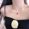 ☀️原单货 ☀BVLGARI宝格丽DIVAS’ DREAM 红玉髓白贝母扇子项链 ☀️