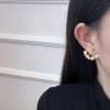 M01258 ☀Louis Vuitton 路易威登MINIGRAM PEARLS 耳钉耳环 ☀