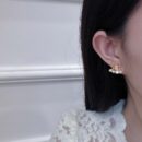 ☀️原单货 ☀️☑️ Celine瑟琳简约风凯旋门珍珠耳钉耳环 ☀️