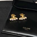 ☀️原单货 ☀️☑️ Celine瑟琳简约风凯旋门珍珠耳钉耳环 ☀️