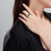 ☑️TIFFANY&Co.蒂芙尼方形绿钻戒指