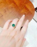 ☑️TIFFANY&Co.蒂芙尼方形绿钻戒指