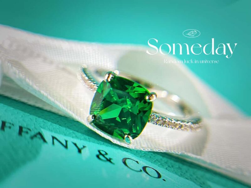 ☑️TIFFANY&Co.蒂芙尼方形绿钻戒指 - Image 17