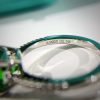 ☑️TIFFANY&Co.蒂芙尼方形绿钻戒指