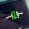 ☑️TIFFANY&Co.蒂芙尼方形绿钻戒指