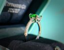 ☑️TIFFANY&Co.蒂芙尼方形绿钻戒指