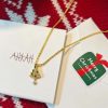 🎄圣诞礼物🎁 ☑️AHKAH铃铛🔔圣诞树🎄姜饼人项链