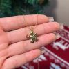 🎄圣诞礼物🎁 ☑️AHKAH铃铛🔔圣诞树🎄姜饼人项链