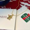🎄圣诞礼物🎁 ☑️AHKAH铃铛🔔圣诞树🎄姜饼人项链