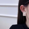 香奈儿耳钉耳环 ☀️☑️ 香奈儿c1双c方形耳钉耳环 ☀️