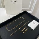 Celine瑟琳凯旋门桃心五角星手链 项链 耳钉