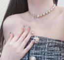 香奈儿项链 ☀️☑️ 香奈儿双c短珍珠项链 ☀️