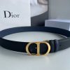 迪奥Dior(法国)头层牛皮珍珠纹理男款腰带宽度3.5cm