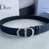 迪奥Dior(法国)头层牛皮珍珠纹理男款腰带宽度3.5cm
