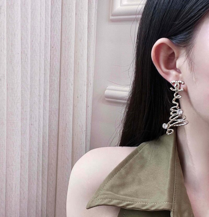 香奈儿耳钉耳环 ☀️☑️ 香奈儿c2双c字母耳钉耳环 ☀️ - Image 5