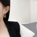 ☀️Tiffany Lock粉色半钻锁头耳钉耳环 ☀️