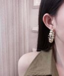 香奈儿耳钉耳环 ☀️☑️ 香奈儿c1双c半圆珍珠耳钉耳环 ☀️