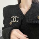 ☀️☑️ 香奈儿双c滴油方钻胸针