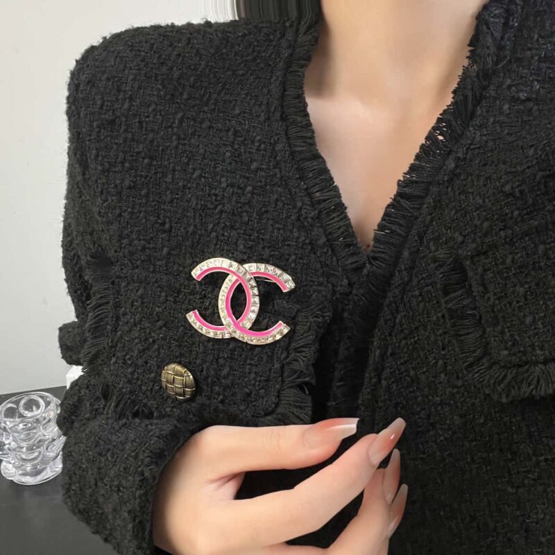 ☀️☑️ 香奈儿双c滴油方钻胸针 - Image 7