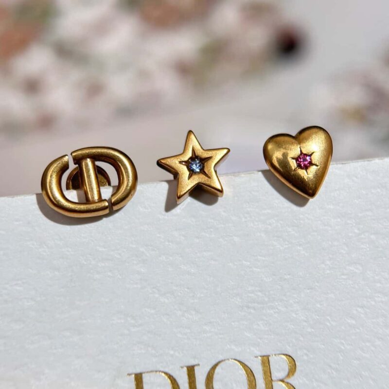 ☑️DIOR迪奥爱心CD五角星三件套耳钉耳环