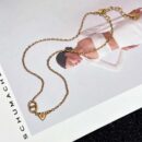 ☑️DIOR迪奥桃心爱心CD项链