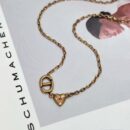 ☑️DIOR迪奥桃心爱心CD项链