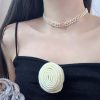 ☑️DIOR迪奥三层珍珠项链