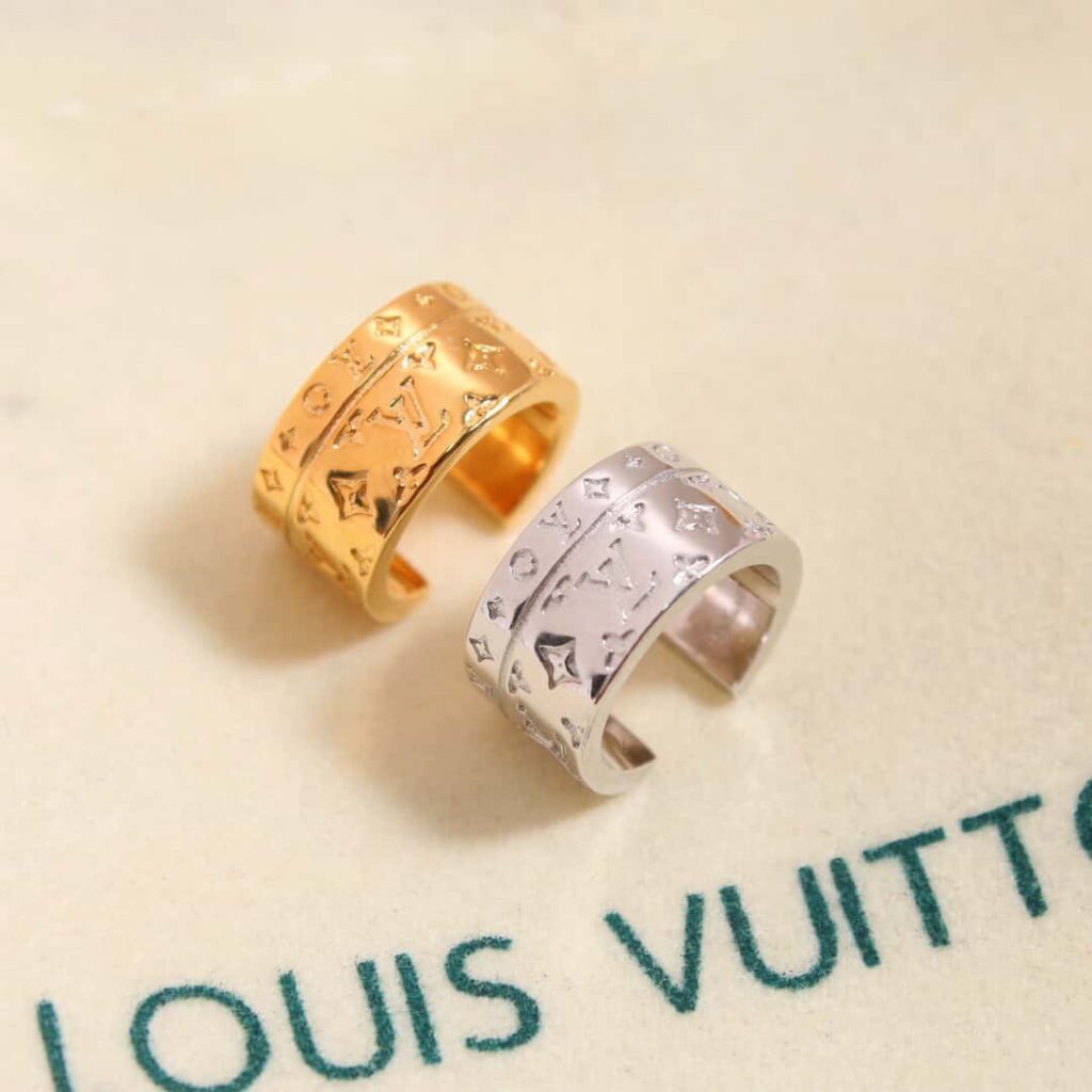 【两件套】 ☀Louis Vuitton 路易威登NANOGRAM 耳骨夹耳夹套装 ☀
