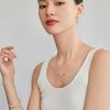❤️ TIFFANY&Co.蒂芙尼Knot系列双色金镶钻项链