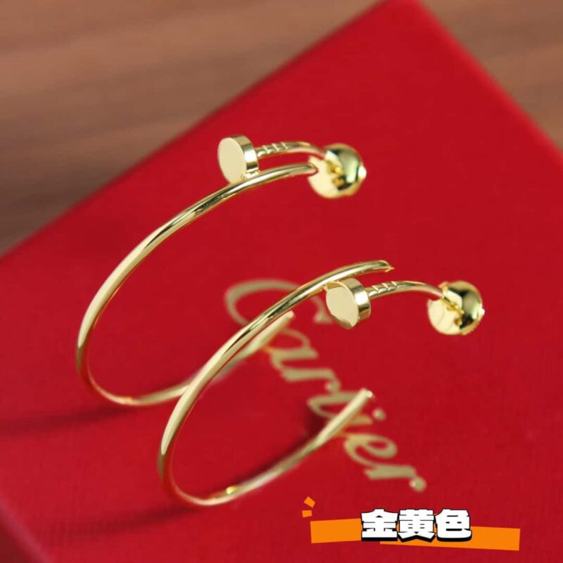 ☀卡地亚Cartier大号钉子耳钉耳环 ☀ - Image 9